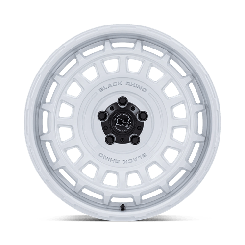 17x8 5 black rhino hard alloys br024 awol gloss white wheel 6x5.5 bolt pattern 25mm offset
