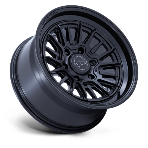 17x8 5 black rhino hard alloys br030 taleo matte black wheel 6x5.5 bolt pattern 0mm offset