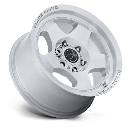 17x8 black rhino hard alloys br031 sol gloss silver w machined face wheel 6x5.5 bolt pattern 30mm offset