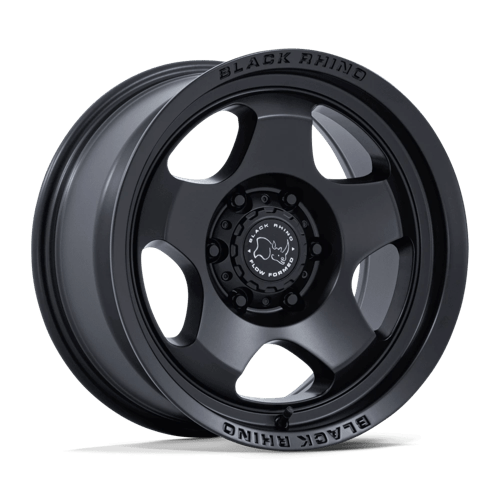17x9 black rhino hard alloys br031 sol matte black wheel 6x5.5 bolt pattern 12mm offset