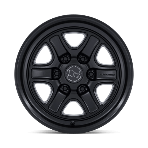 17x8 5 black rhino hard alloys br032 echo matte black wheel 6x5.5 bolt pattern 0mm offset