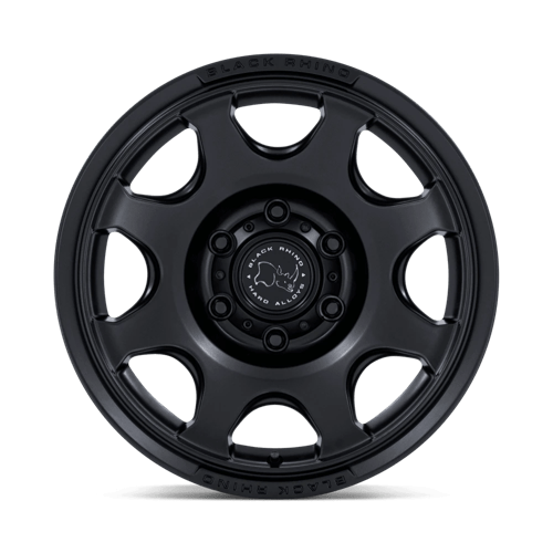 17x8 5 black rhino hard alloys br037 tembo matte black wheel 6x5.5 bolt pattern 25mm offset