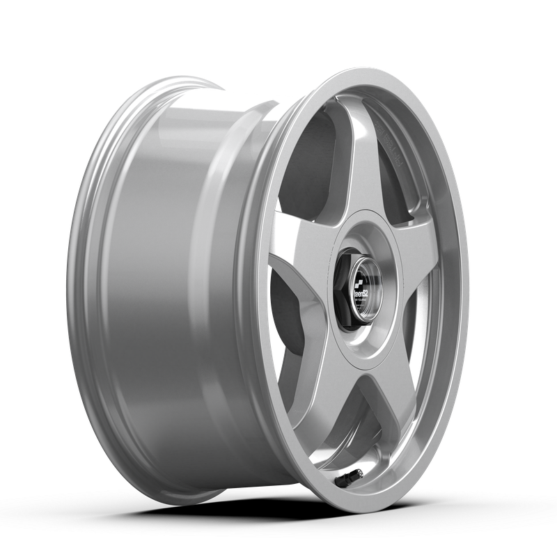 17x7.5 Fifteen 52 Chicane Gloss Silver Wheel 5x4.5 Bolt Pattern +40mm Offset
