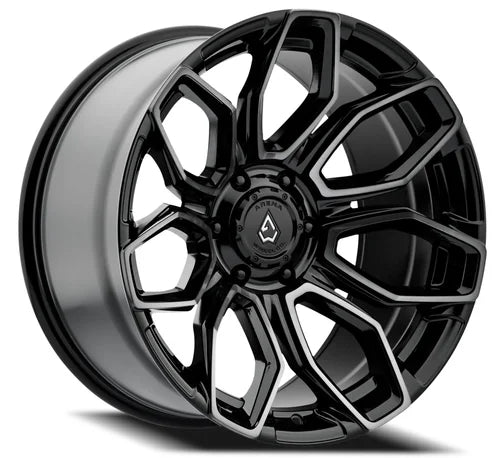 20x10 arena wheel a116 cobra glossy black brushed ddt face clear wheel 6x5.5 bolt pattern 18mm offset