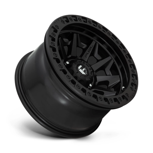 17x9 fuel off road d114 covert matte black beadlock wheel 6x5.5 bolt pattern 15mm offset