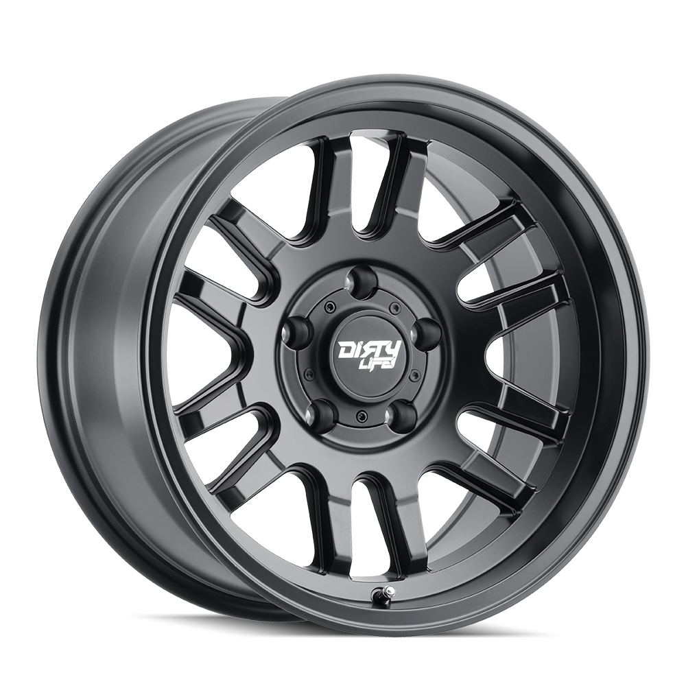 17x9 dirty life canyon matte black wheel 6x5.5 bolt pattern 0mm offset