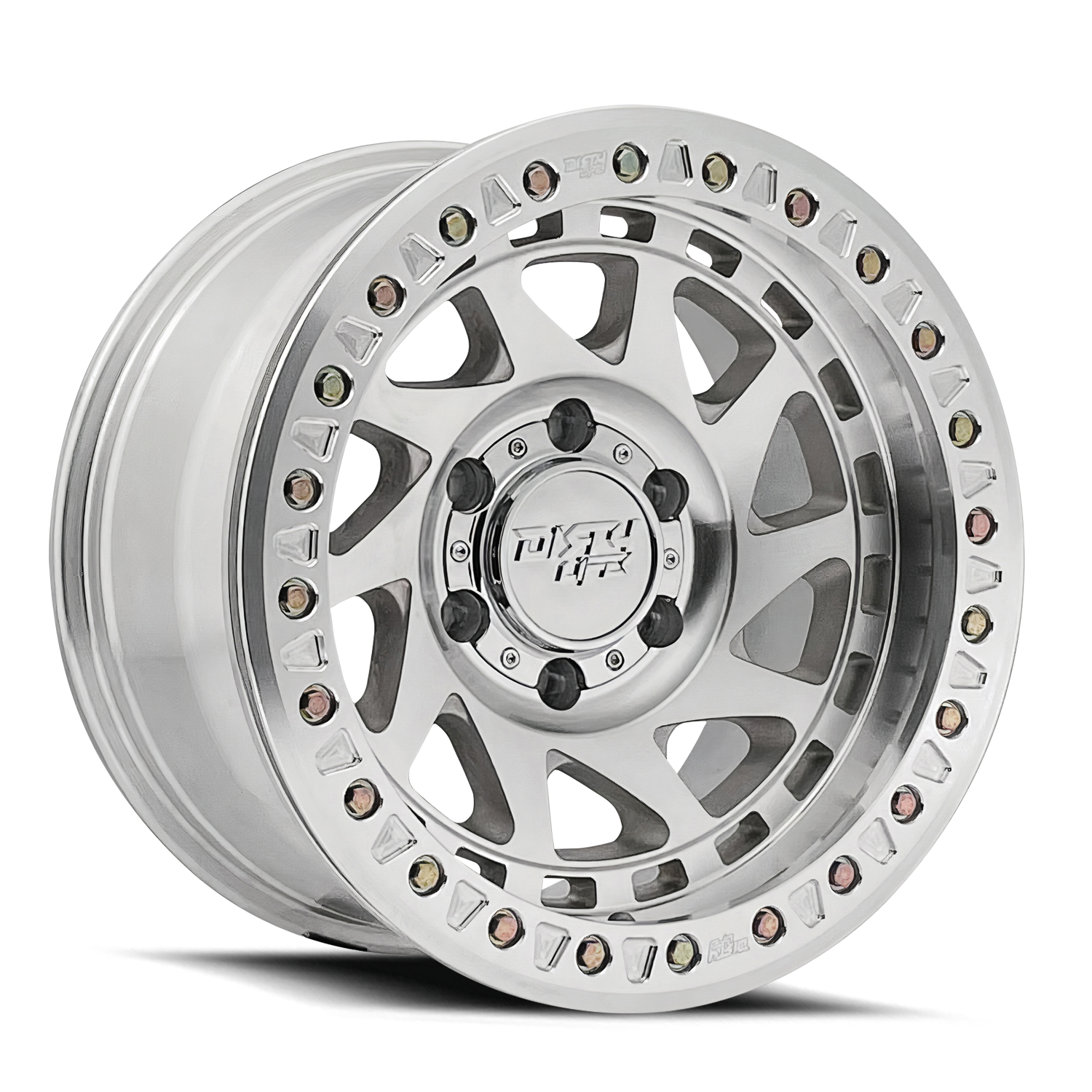 17x9 dirty life enigma race machined wheel 6x5.5 bolt pattern 12mm offset