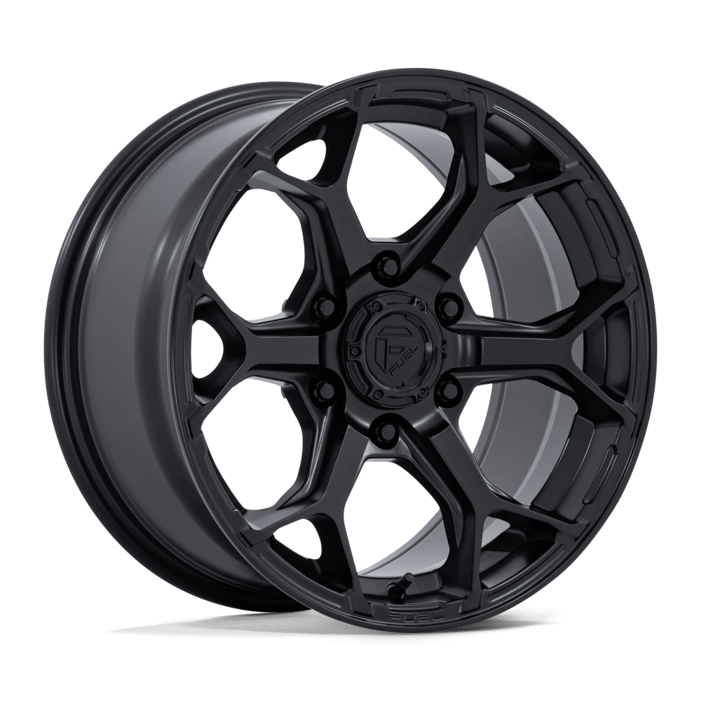 17x9 Fuel FC903 Splicer Blackout Wheel 6x5.5 Bolt Pattern  12 Offset