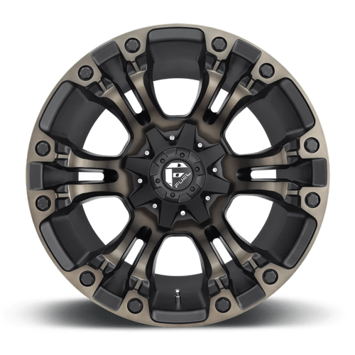 20x9 fuel off road d569 vapor matte black double dark tint wheel 6x5.5 bolt pattern 2mm offset