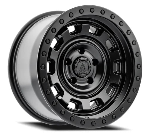 17x9 arena wheel a112 gunner satin black wheel 6x5.5 bolt pattern 12mm offset