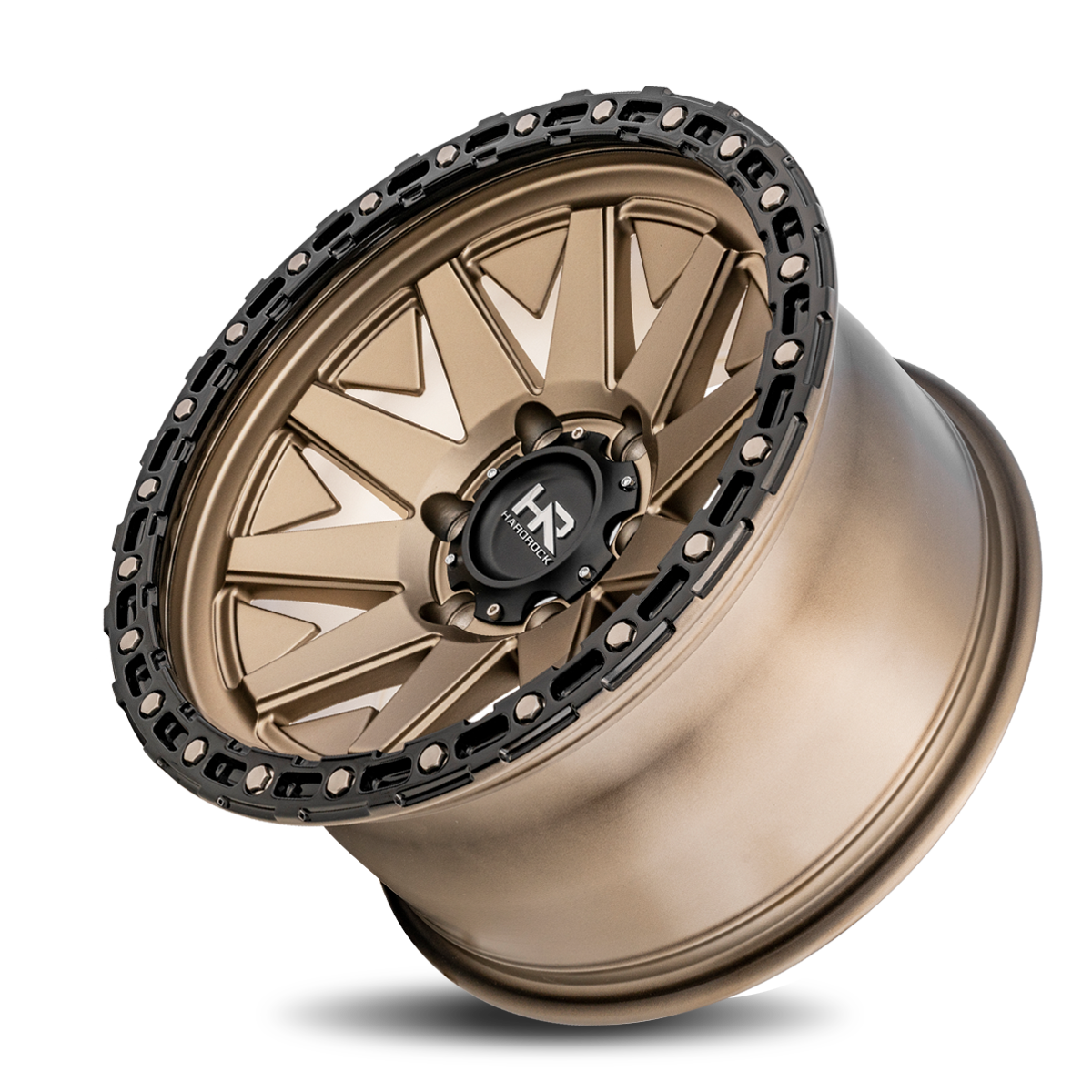 17x9 Hardrock Offroad H106 H106 Matte Bronze Wheel 6x5.5 Bolt Pattern 1mm Offset