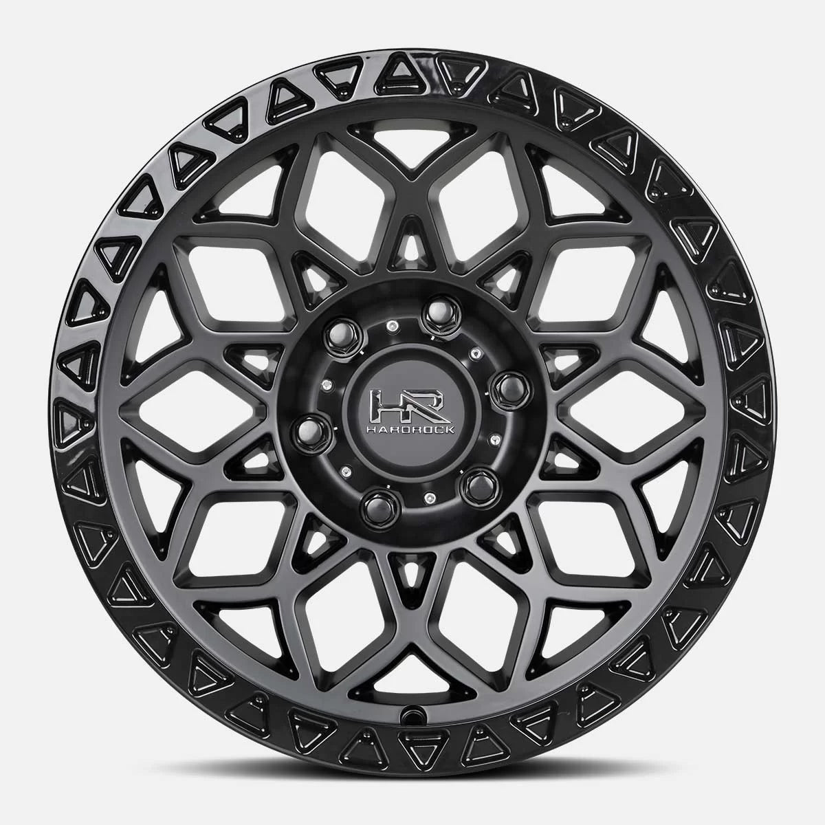 17x9 Hardrock H108 H108 Matte Black Wheel 6x5.5 Bolt Pattern -12mm Offset