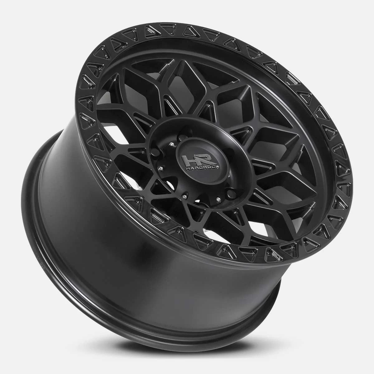 17x9 Hardrock H108 H108 Matte Black Wheel 6x5.5 Bolt Pattern -12mm Offset
