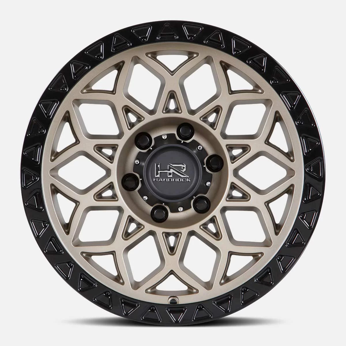 17x9 Hardrock Offroad H108 H108 Matte Bronze Wheel 6x5.5 Bolt Pattern 1mm Offset