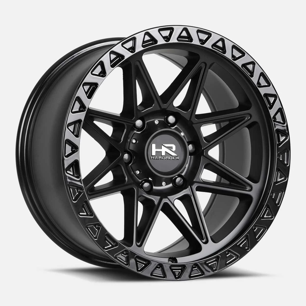 17x9 Hardrock H109 H109 Matte Black Wheel 6x5.5 Bolt Pattern -12mm Offset