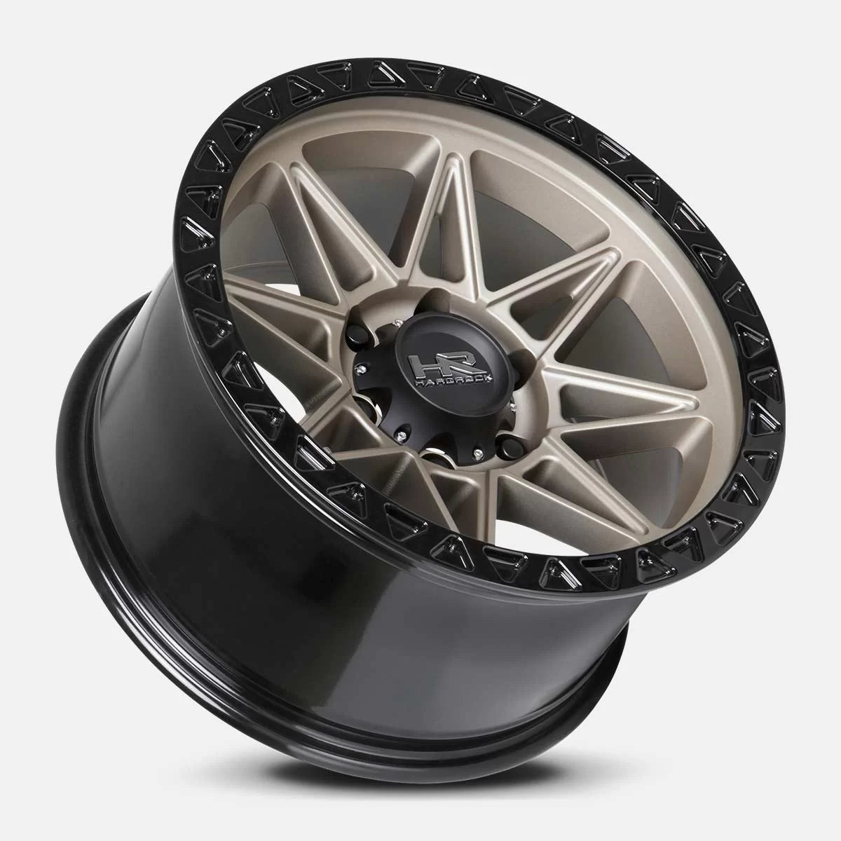 17x9 Hardrock H109 H109 Matte Bronze Wheel 6x5.5 Bolt Pattern -12mm Offset
