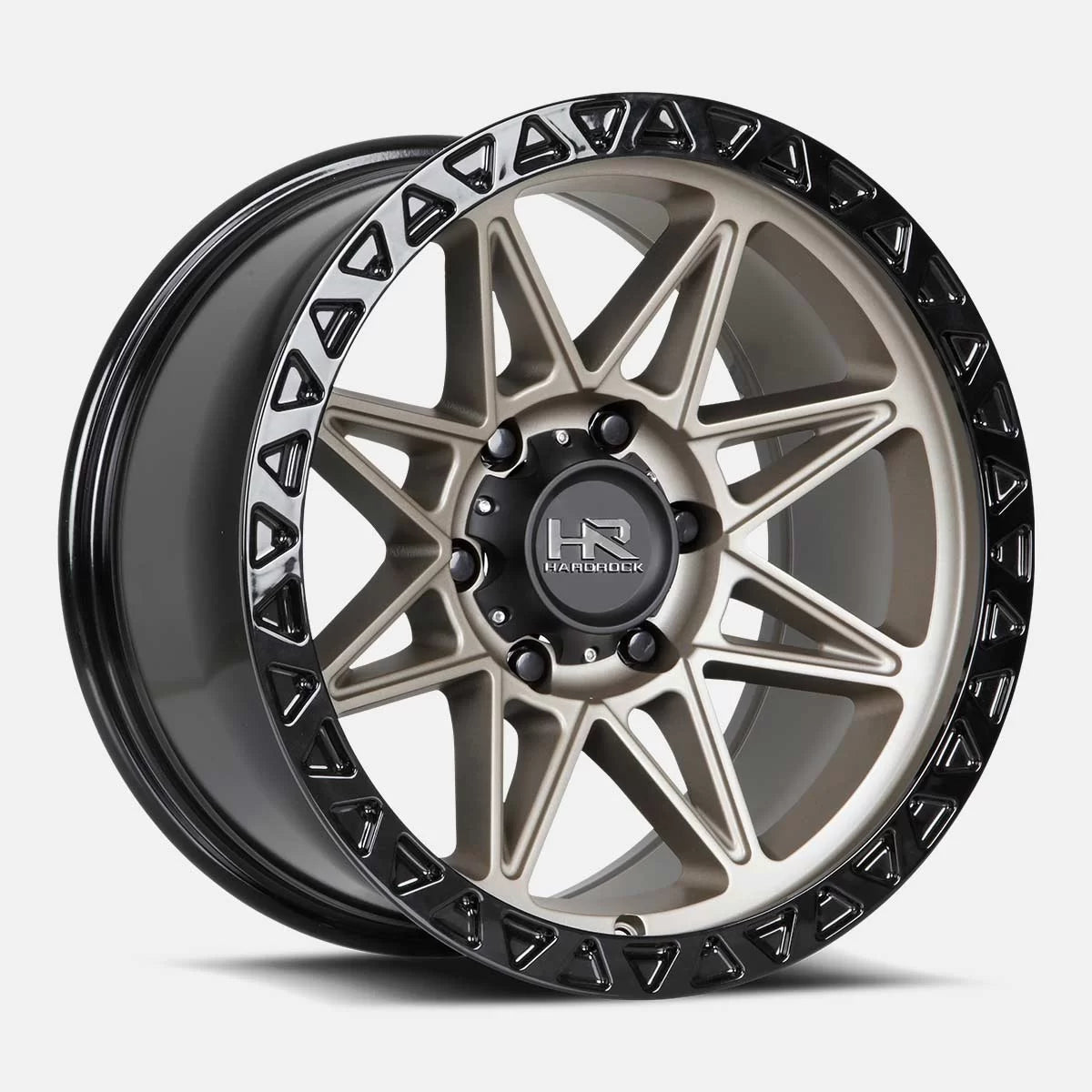 17x9 Hardrock H109 H109 Matte Bronze Wheel 6x5.5 Bolt Pattern -12mm Offset