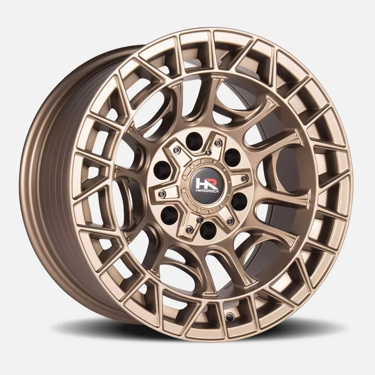 17x9 Hardrock H111 H111 Satin Bronze Wheel 6x5.5 Bolt Pattern -12mm Offset