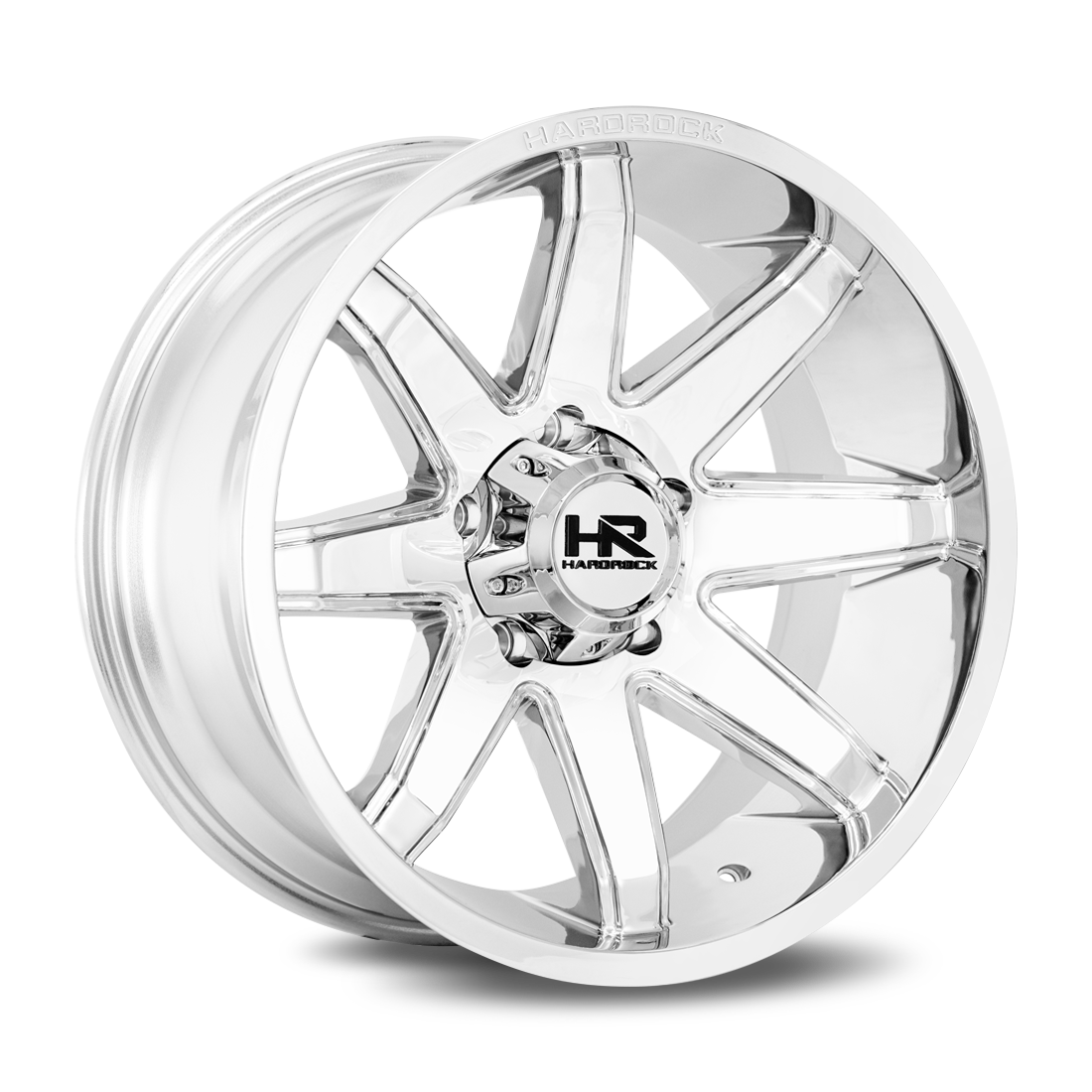 20x10 Hardrock H502 Painkiller Chrome Wheel 6x5.5 Bolt Pattern -19mm Offset