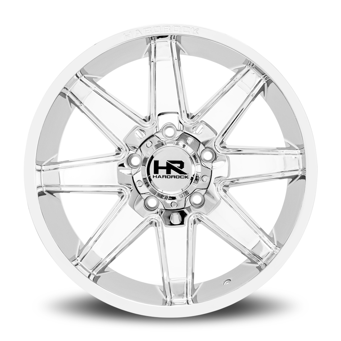 20x10 Hardrock H502 Painkiller Chrome Wheel 6x5.5 Bolt Pattern -19mm Offset