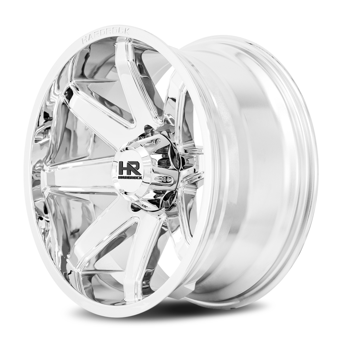 20x10 Hardrock H502 Painkiller Chrome Wheel 6x5.5 Bolt Pattern -19mm Offset