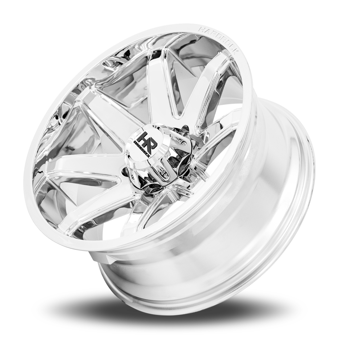 20x10 Hardrock H502 Painkiller Chrome Wheel 6x5.5 Bolt Pattern -19mm Offset