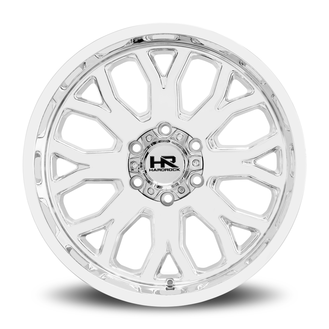 20x10 Hardrock H504 Slammer Chrome Wheel 6x5.5 Bolt Pattern -19mm Offset
