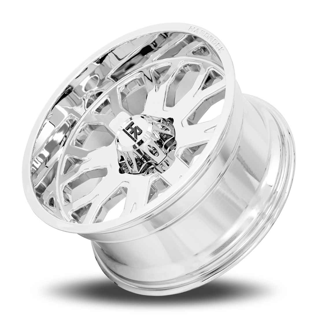20x10 Hardrock H504 Slammer Chrome Wheel 6x5.5 Bolt Pattern -19mm Offset