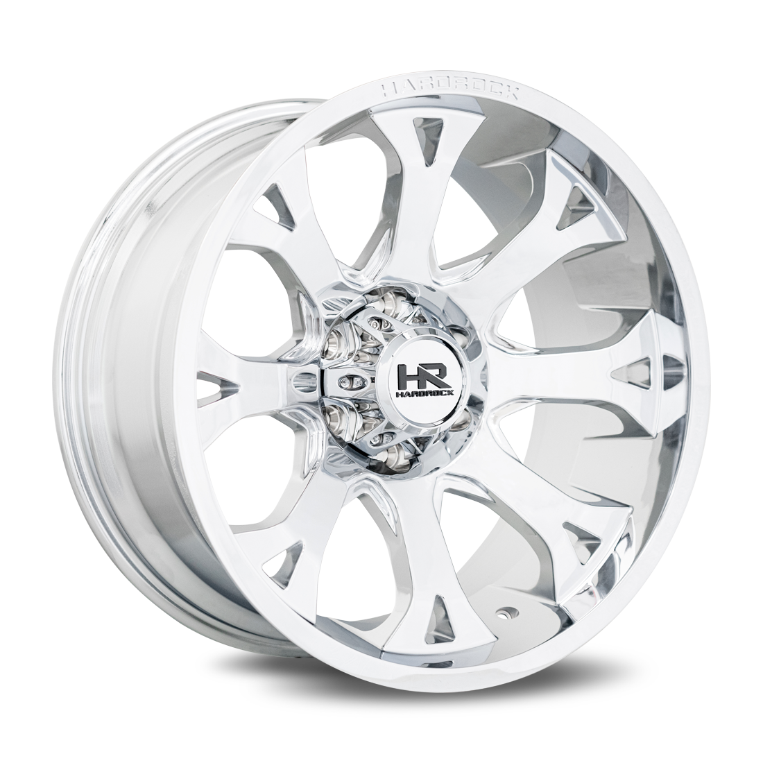 20x12 Hardrock H505 BloodShot Chrome Wheel 6x5.5 Bolt Pattern -44mm Offset