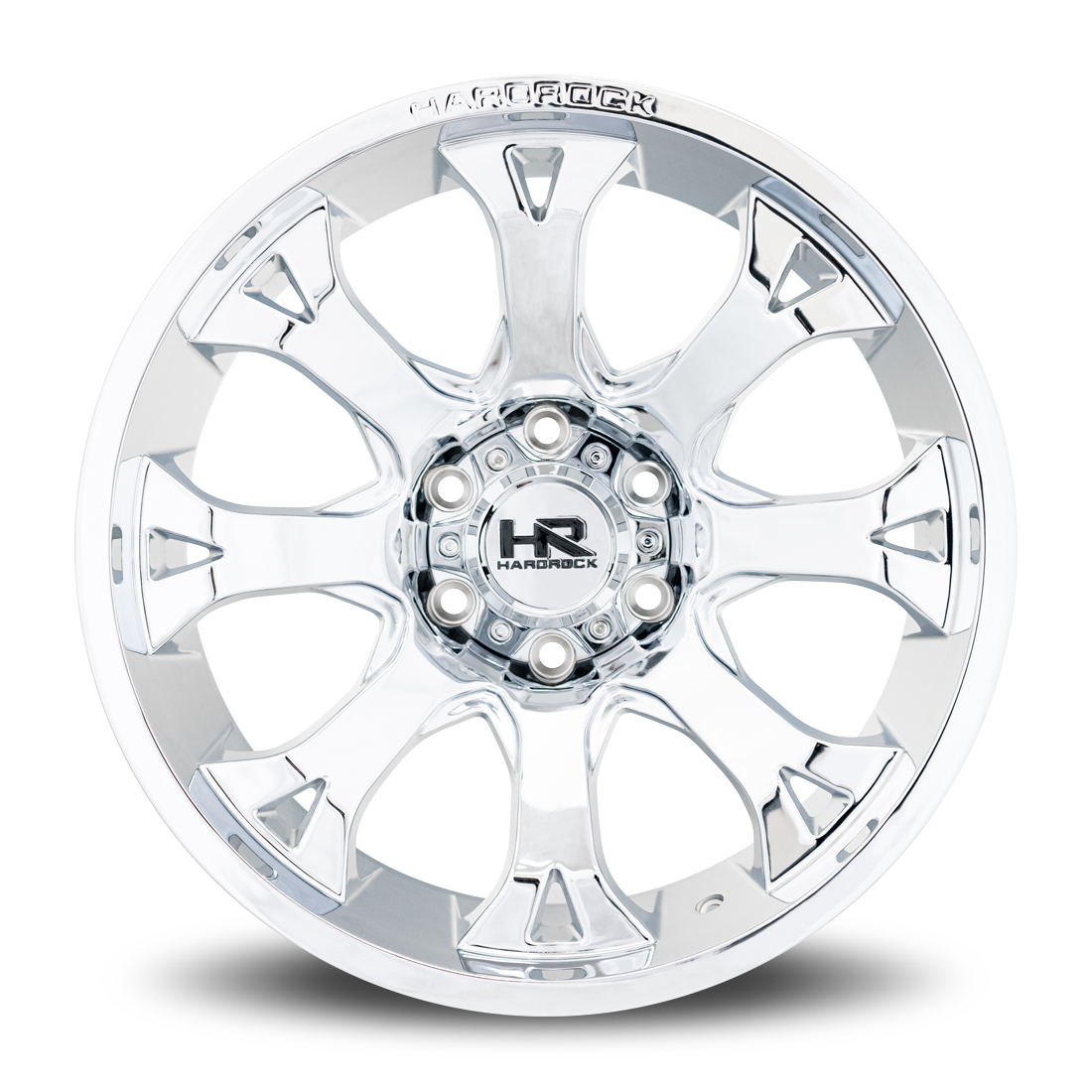 20x12 Hardrock H505 BloodShot Chrome Wheel 6x5.5 Bolt Pattern -44mm Offset