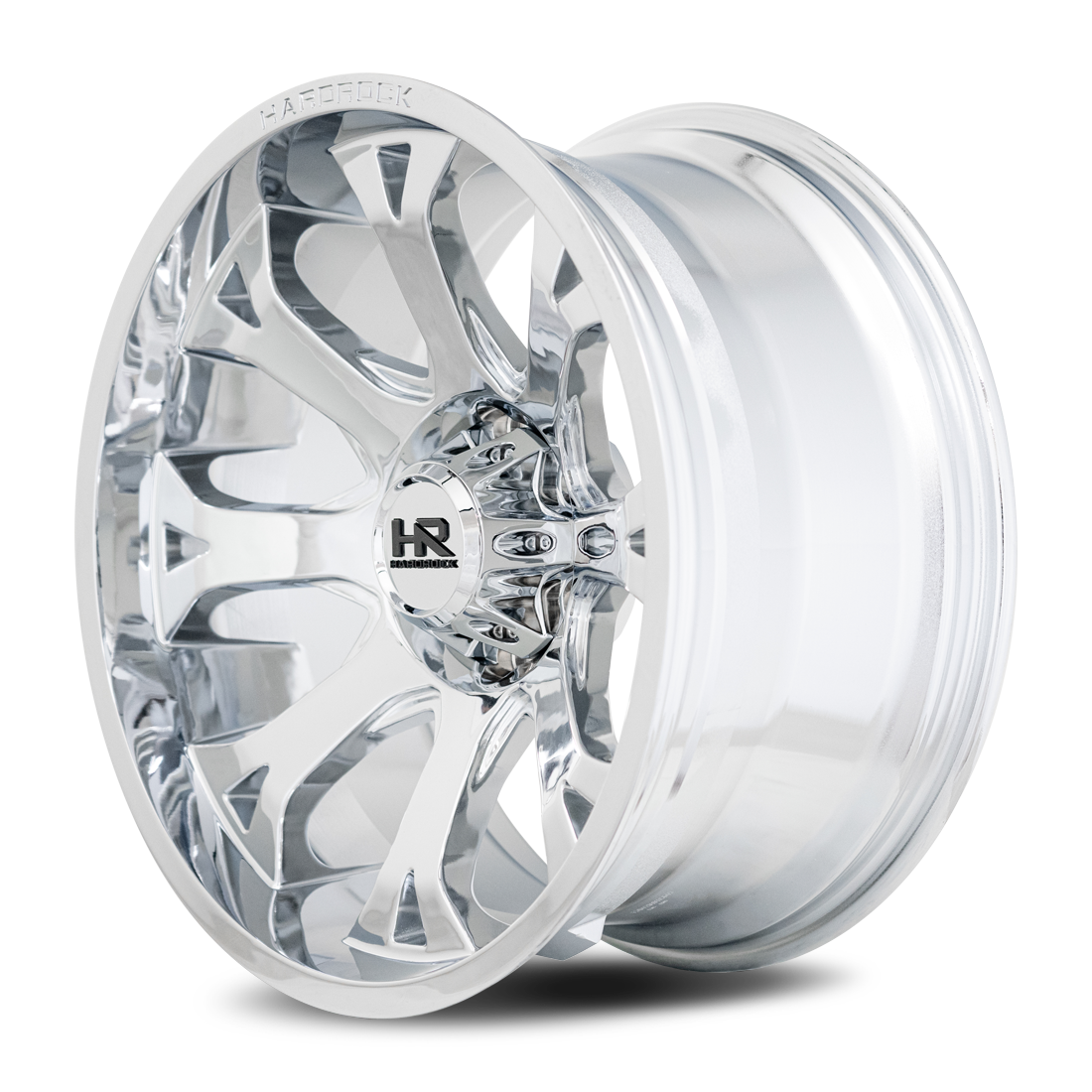 20x12 Hardrock H505 BloodShot Chrome Wheel 6x5.5 Bolt Pattern -44mm Offset