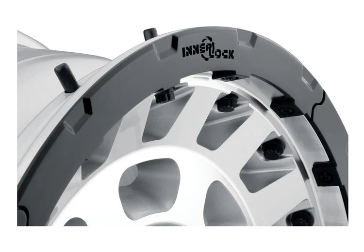 17x8.5 Icon Alloys Hammer Pro Silver Machined Wheel 6x5.5 Bolt Pattern 25mm Offset