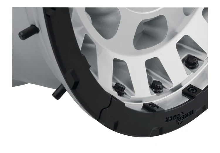 17x8.5 Icon Alloys Hammer Pro Silver Machined Wheel 6x5.5 Bolt Pattern 25mm Offset