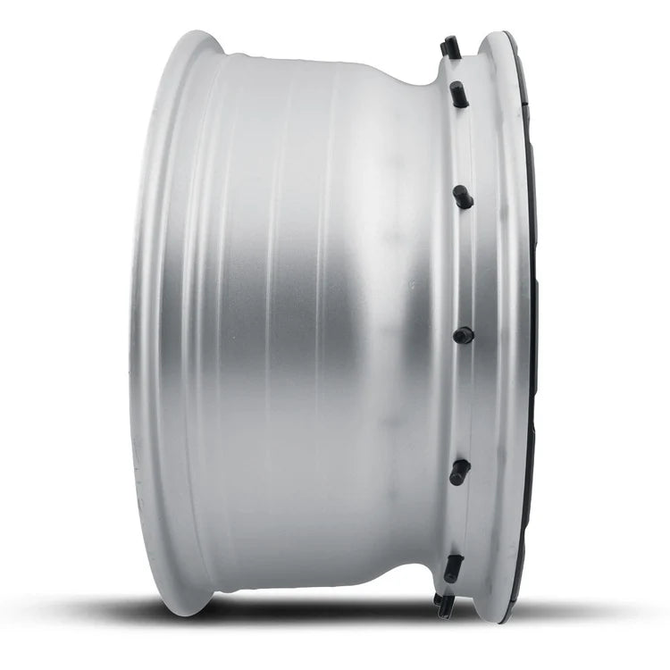 17x8.5 Icon Alloys Hammer Pro Silver Machined Wheel 6x5.5 Bolt Pattern 25mm Offset