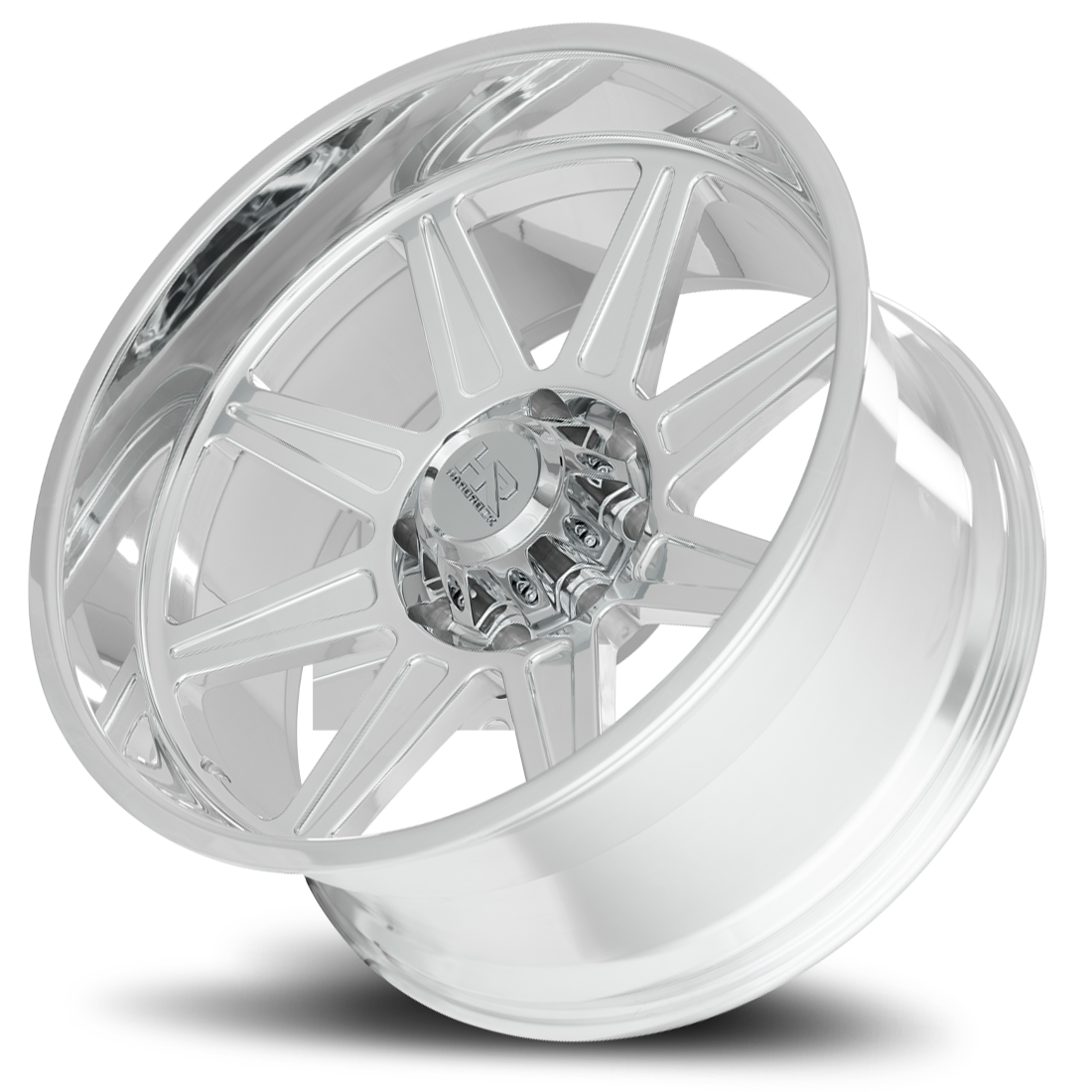 24x12 Hardrock Offroad H906 H906 Polished Wheel 6x5.5 Bolt Pattern -51mm Offset