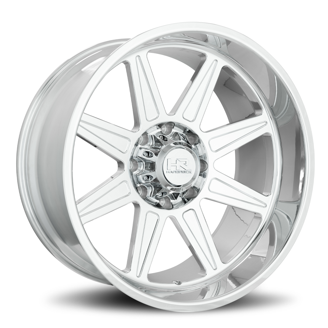 24x12 Hardrock Offroad H906 H906 Polished Wheel 6x5.5 Bolt Pattern -51mm Offset