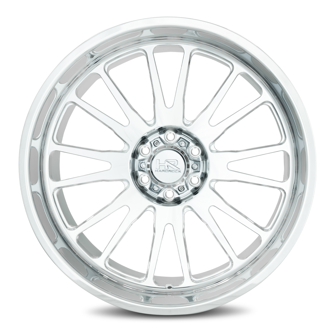 24x12 Hardrock Offroad H908 H908 Polished Wheel 6x5.5 Bolt Pattern -51mm Offset