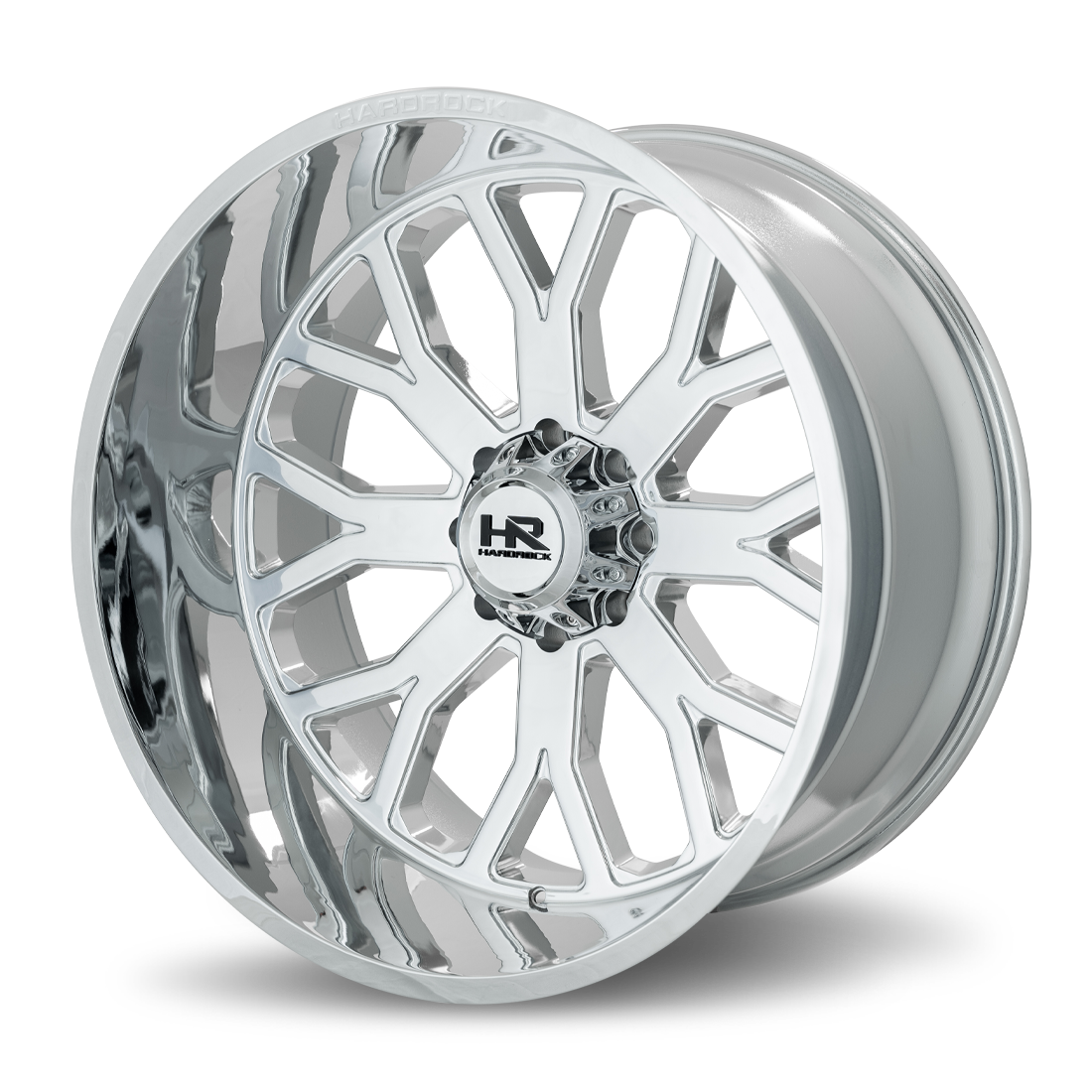 26x14 Hardrock H504 Slammer Chrome Wheel 6x5.5 Bolt Pattern -76mm Offset