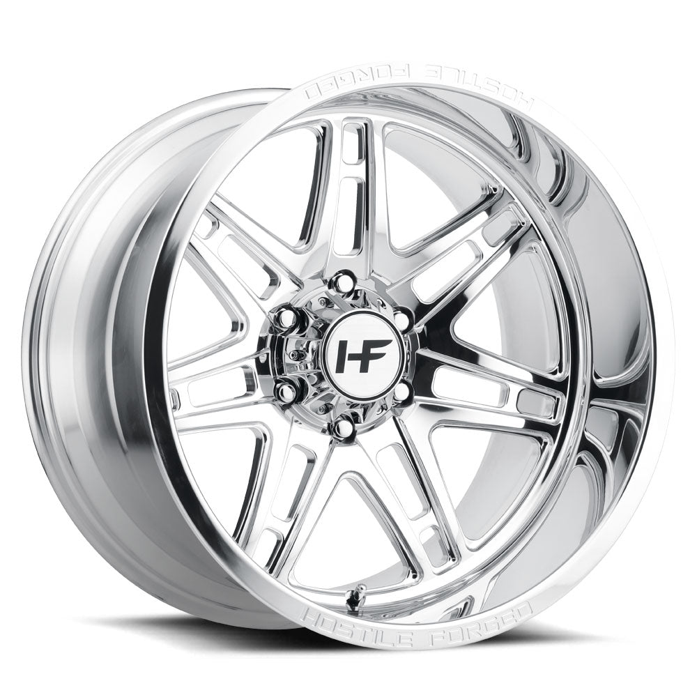 22x12 hostile wheels hf05 atomic full polish wheel 6x5.5 bolt pattern 44mm offset