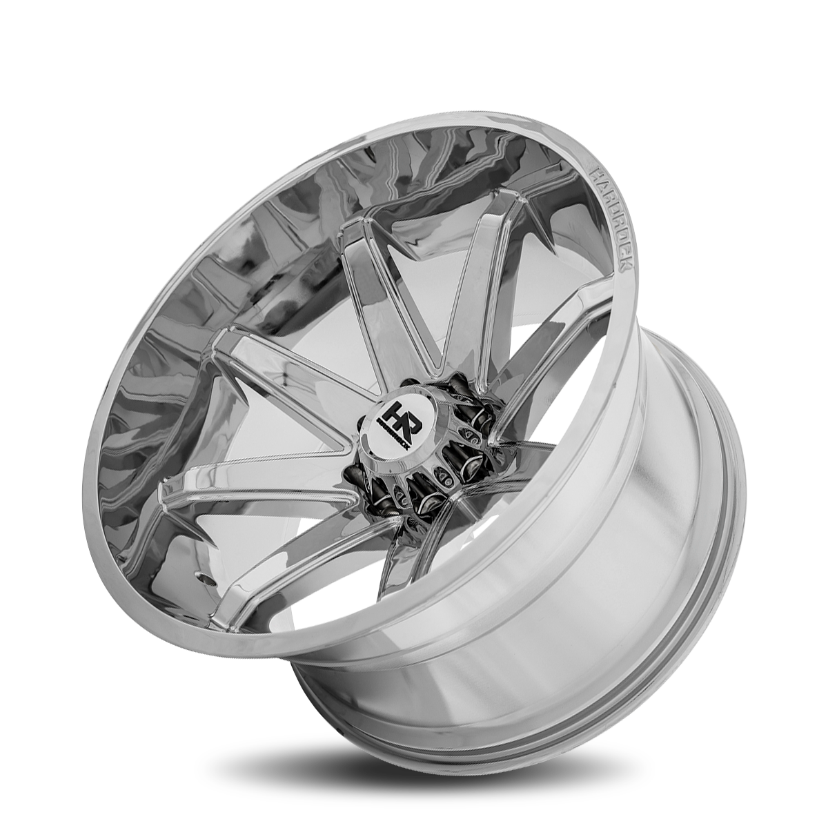 24x14 Hardrock H502 Painkiller Chrome Wheel 6x5.5 Bolt Pattern -76mm Offset