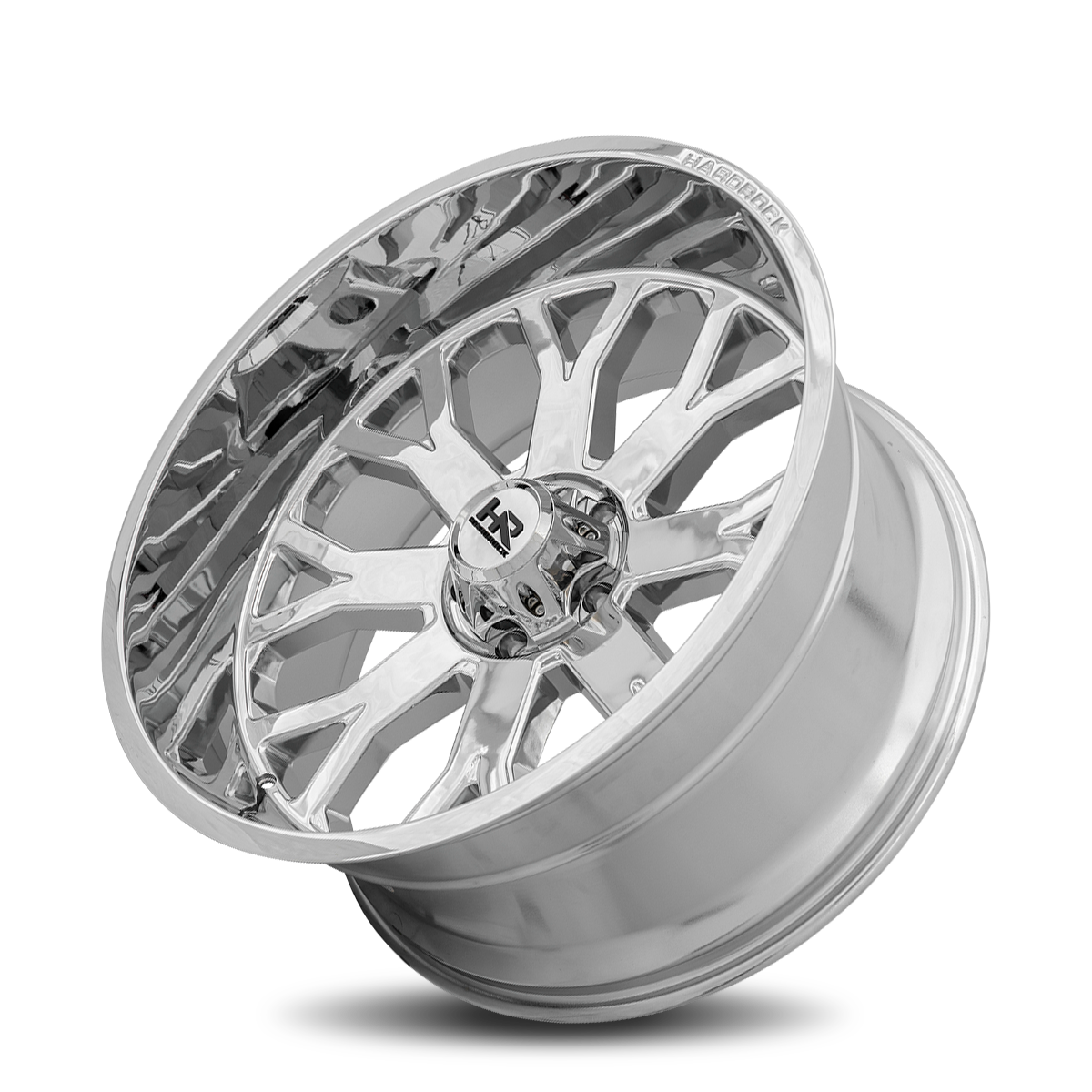 22x12 Hardrock H504 Slammer Chrome Wheel 6x5.5 Bolt Pattern -44mm Offset
