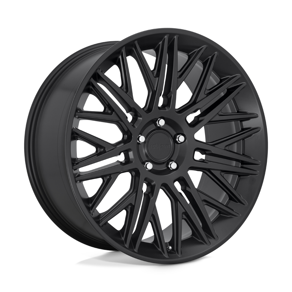 22x10 Rotiform R164 JDR Matte Black Wheel 6x5.5 Bolt Pattern 30 Offset