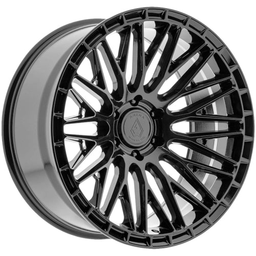 20x9 Arena Wheel A118 Karma Glossy Black Wheel 6x5.5 Bolt Pattern +1mm Offset