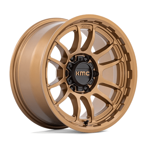 17x8 5 kmc km727 wrath matte bronze wheel 6x5.5 bolt pattern 10mm offset