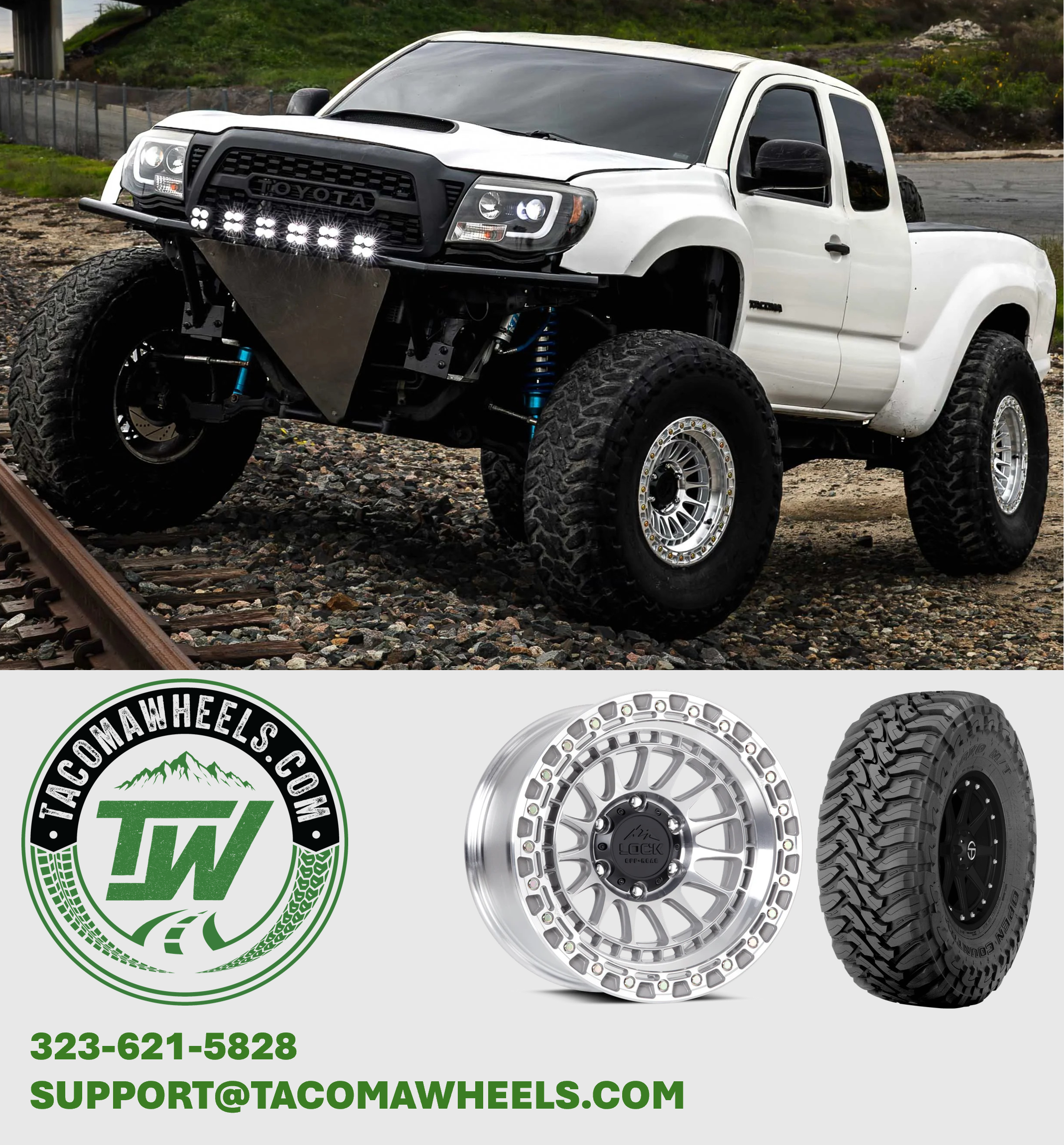 17x9 Lock Off-Road Mojave Machined Wheel 6x5.5 Bolt Pattern -12mm Offset