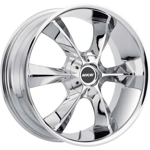 22x9 MKW Off-Road M119 Chrome Wheel 6x5.5 Bolt Pattern 30mm Offset