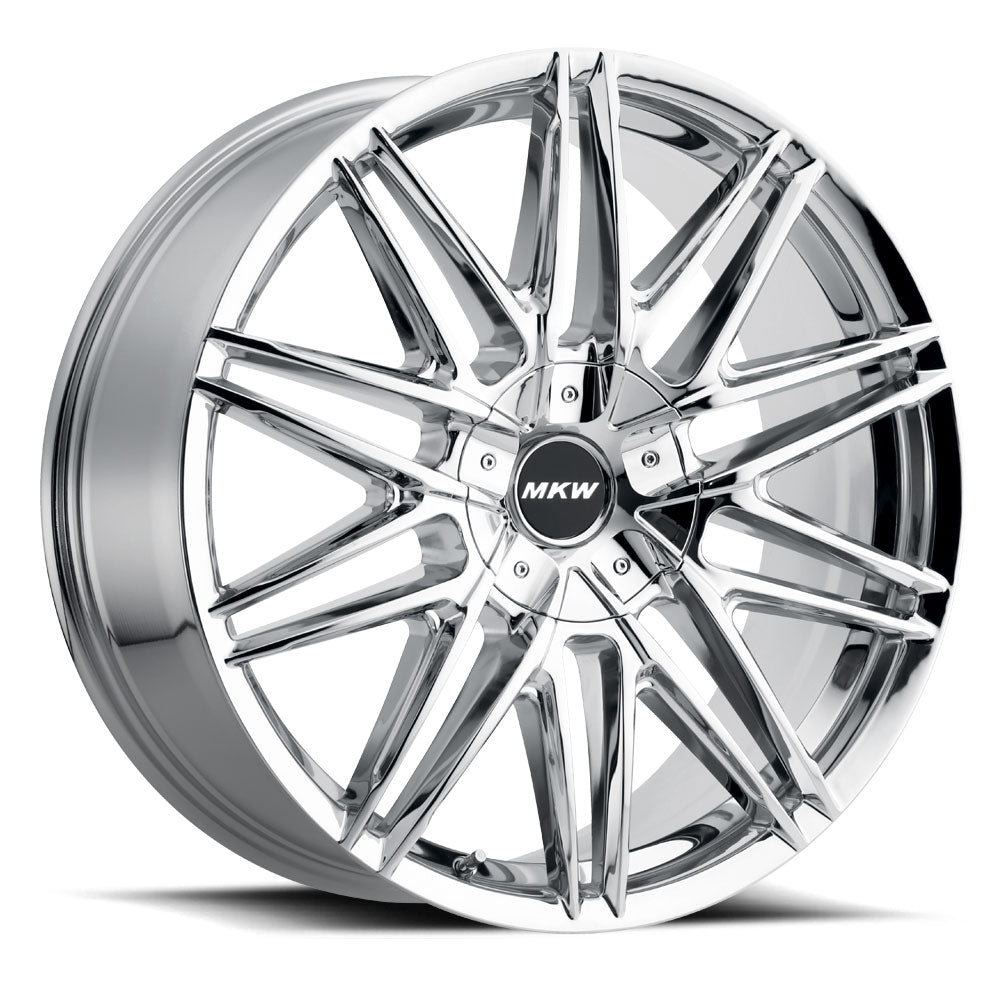 22x9 MKW Off-Road M124 M124 Chrome 6x5.5 Bolt Pattern 18mm Offset