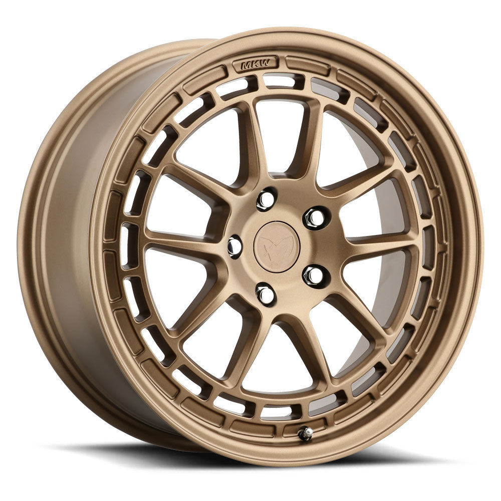 18x8 mkw off-road m208 matte bronze wheel 5x4.5 bolt pattern 35mm offset
