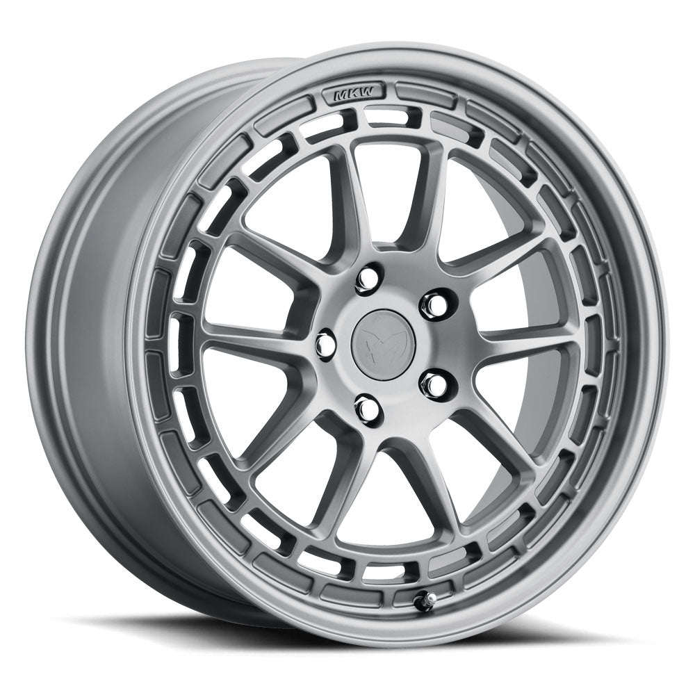 18x8 mkw off-road m208 matte grey wheel 5x4.5 bolt pattern 35mm offset