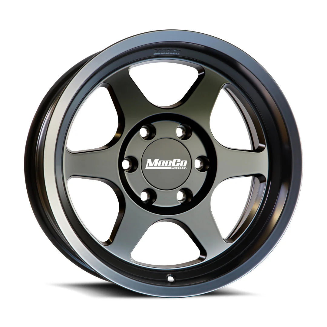17x9 Modco M71 Matte Black 6x5.5 Bolt Pattern -25mm Offset Special